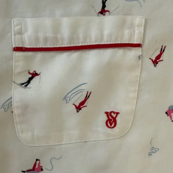 Victoria's Secret Cream Pajama Top - Picture 5 of 8